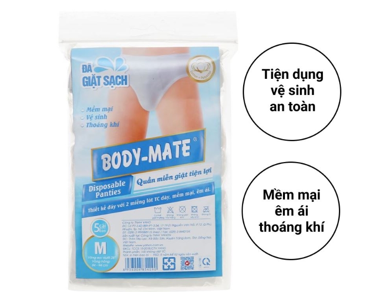 quần lót mặc 1 lần cho nam