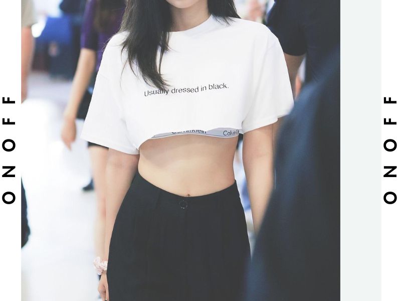 áo bra mặc với croptop