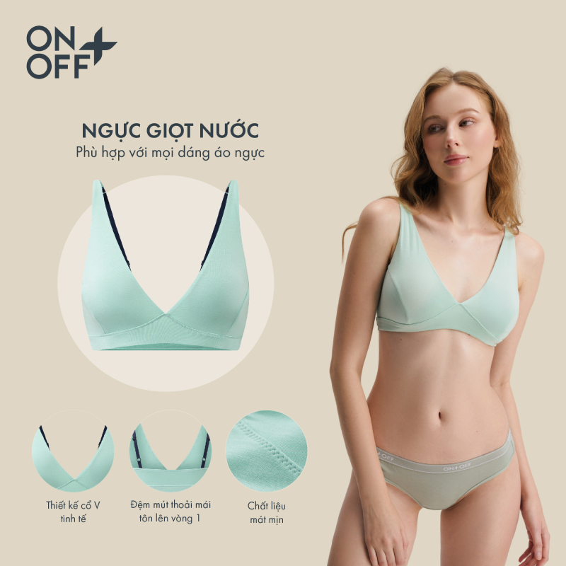 dáng ngực chuẩn áo lót cho ngực giọt nước