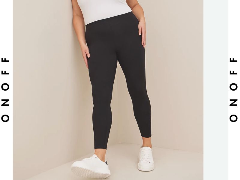 phối đồ với quần legging cho người mập