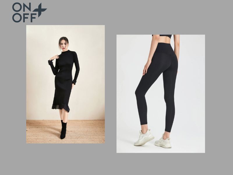 phối đồ với quần legging mùa đông