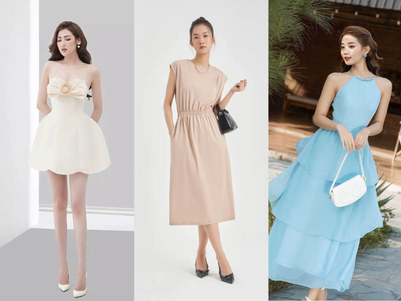 trang phục đi đám cưới cho nữ