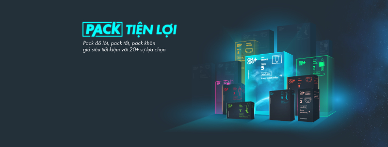 pack tiện lợi onoff