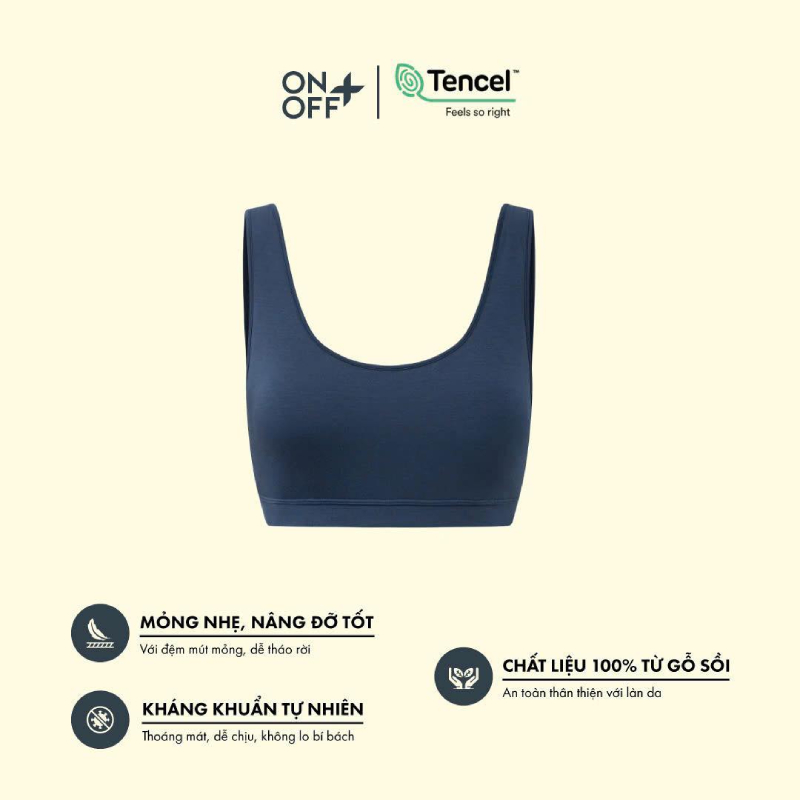 chất liệu cao cấp của áo bralette onoff