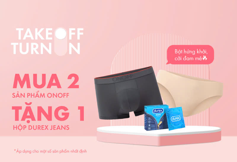 valentine cùng onoff x durex