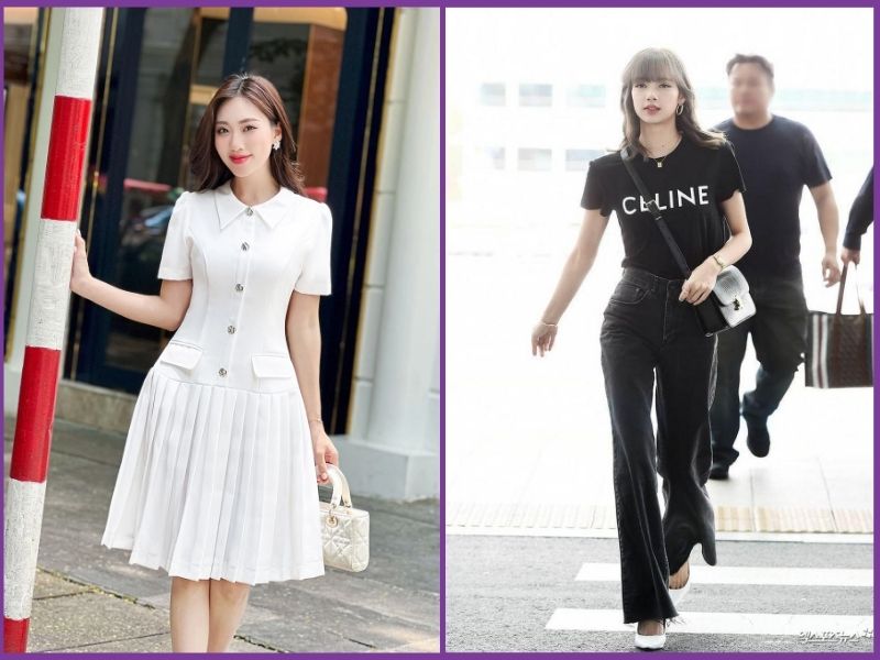 da olive nên tránh mặc full trắng hoặc full đen
