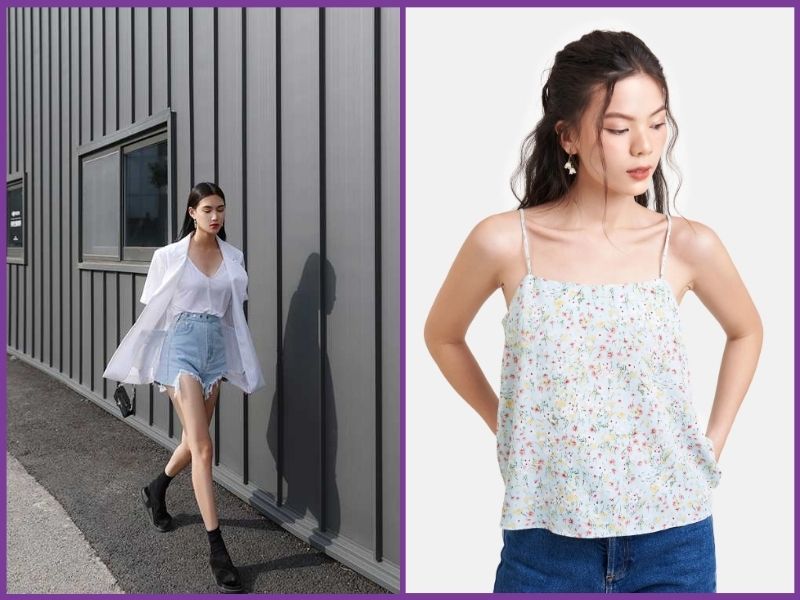 cách phối đồ với áo sơ mi trắng nữ 
