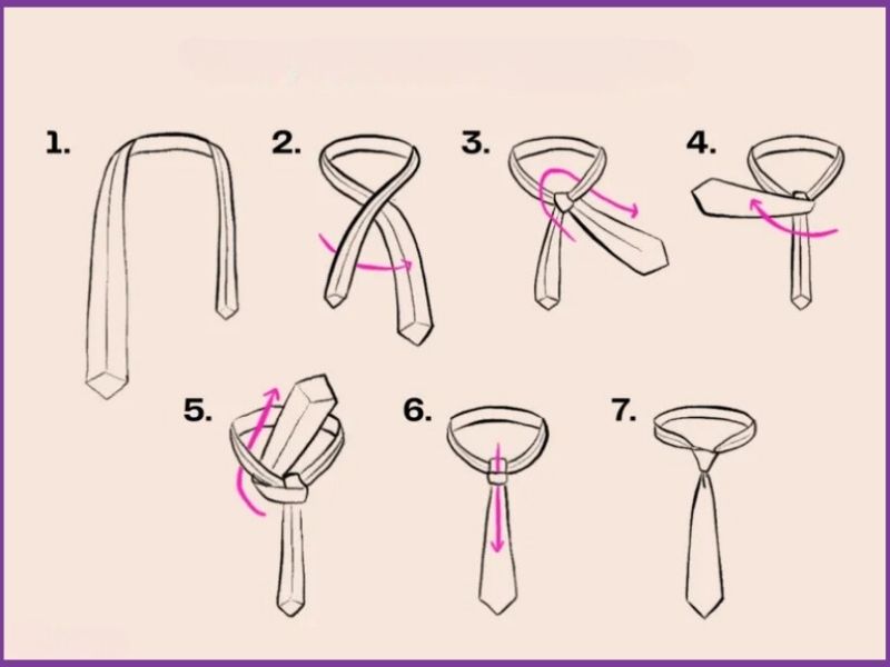 cách thắt cà vạt nữ 