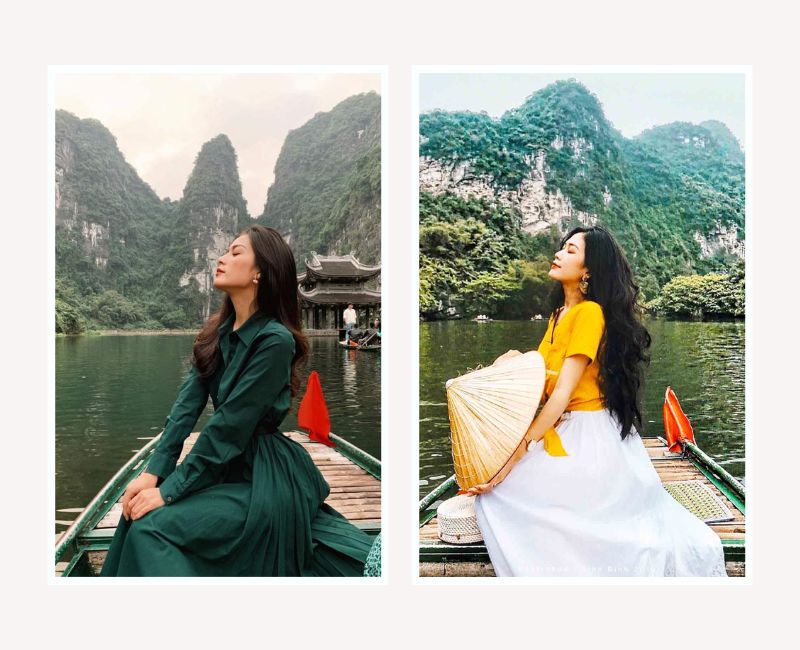 phối đồ đi bái đính ninh bình