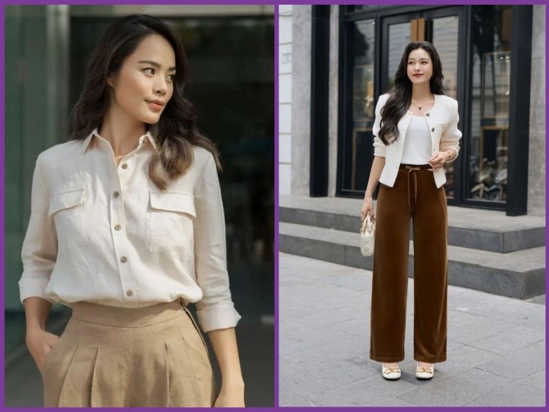 Màu kem phối với màu gì 