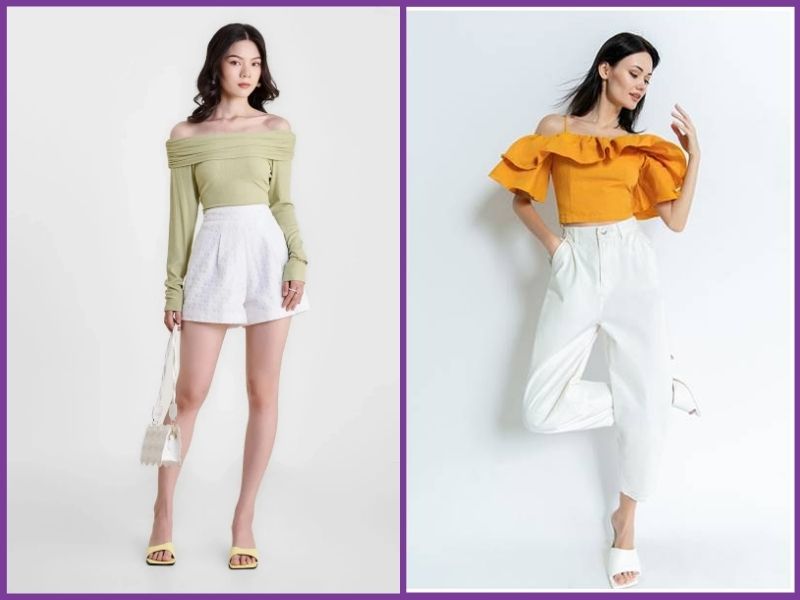 Quần trắng phối với áo màu gì