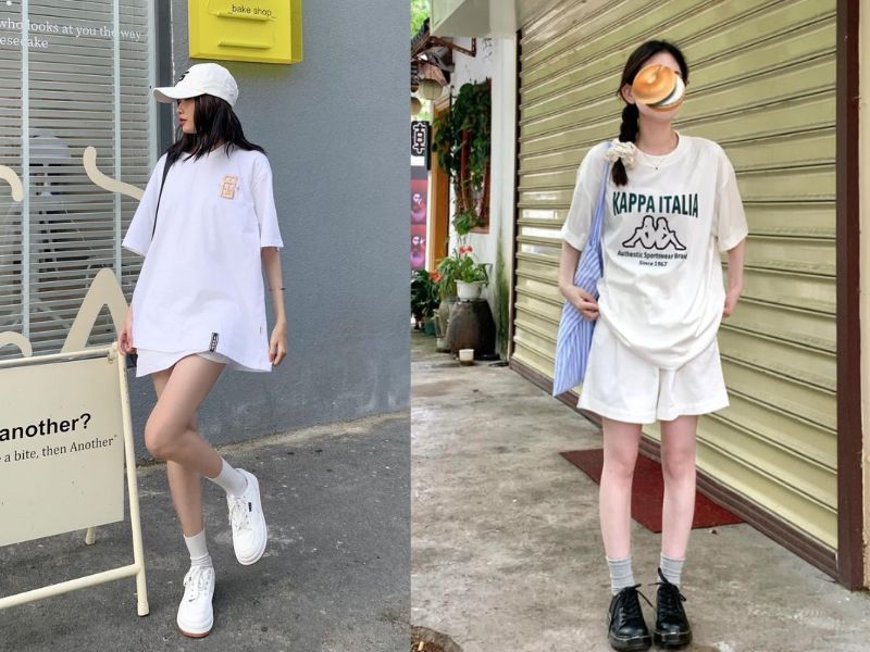 quần trắng phối với áo màu gì nữ