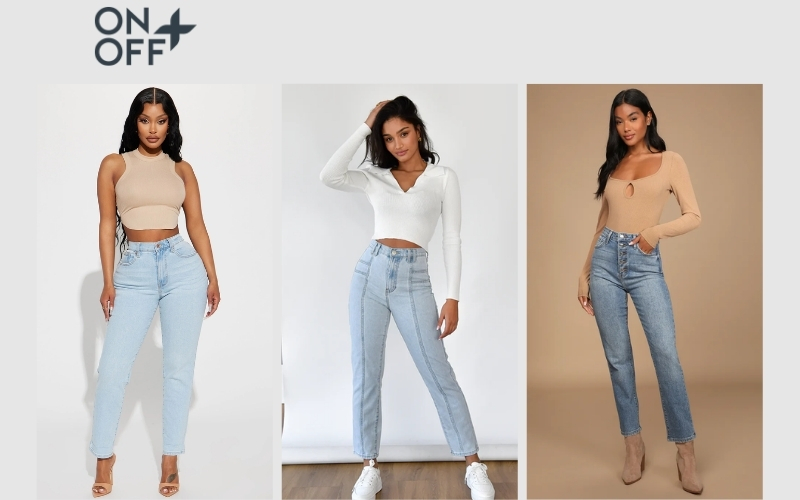 mom jeans các dáng quần jean