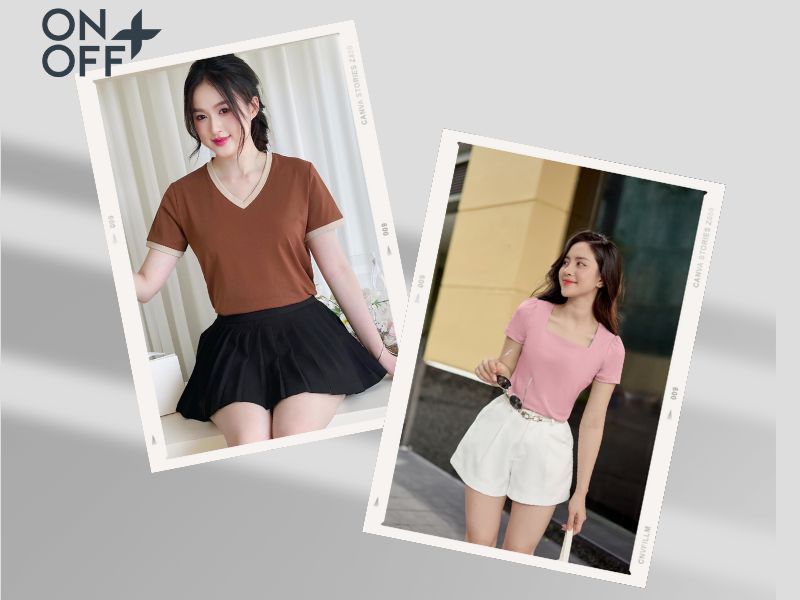 cách chọn áo phông nữ