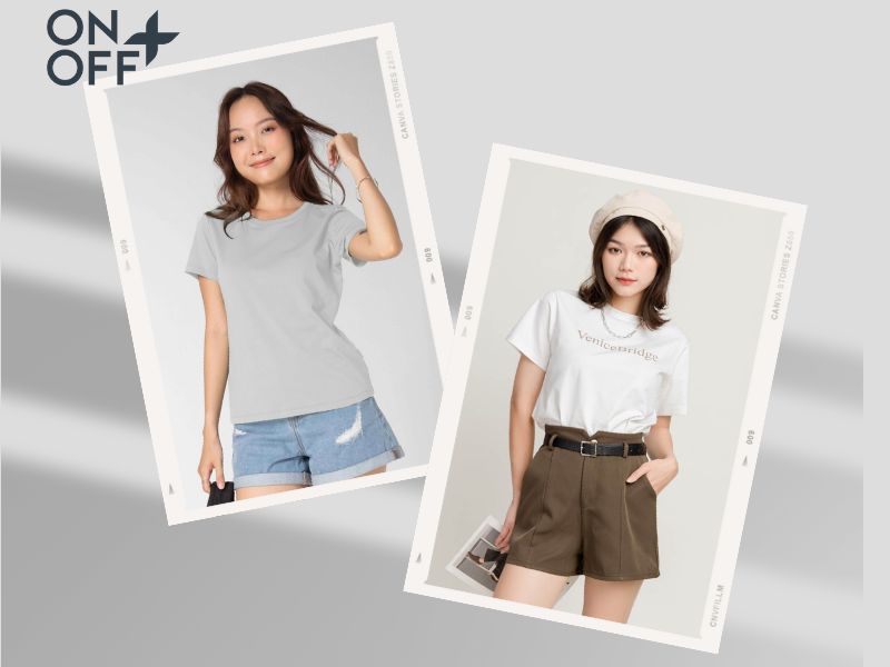 cách chọn áo thun nữ