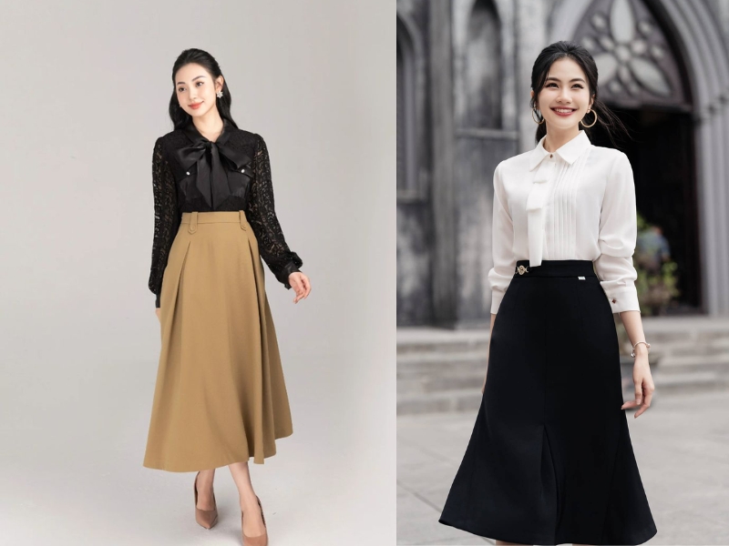phối đồ công sở mùa đông nữ phối đồ công sở mùa đông nữ