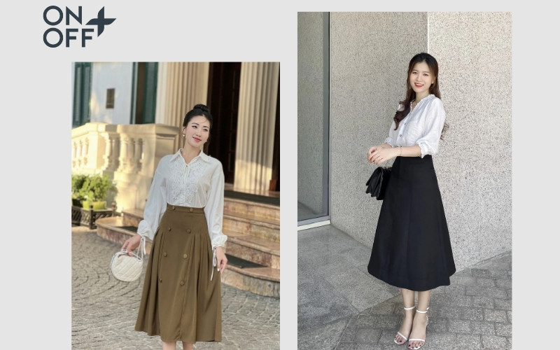 phối đồ công sở mùa đông nữ