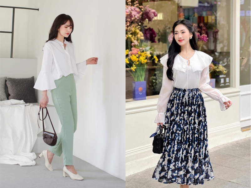 phối đồ công sở trẻ trung phối đồ công sở trẻ trung