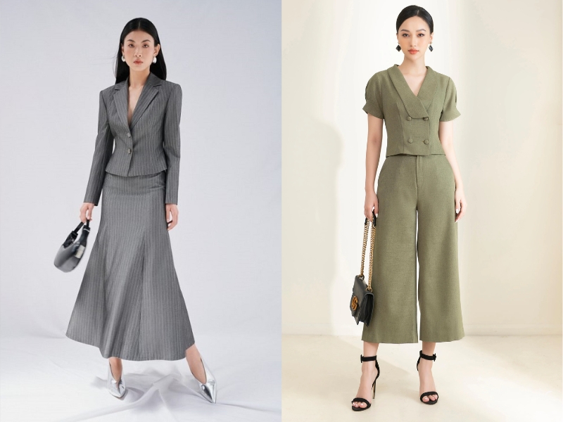 phối đồ công sở trẻ trung phối đồ công sở trẻ trung