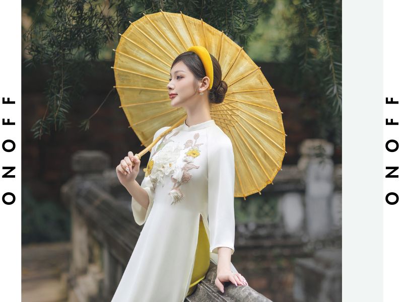 áo dài trắng phối quần màu gì áo dài trắng quần vàng