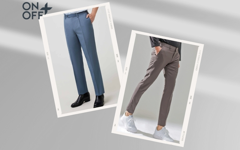 các form quần tây mẫu quần âu nam đẹp