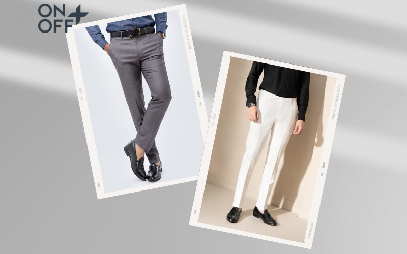 các form quần tây chất chất liệu quần vải nam