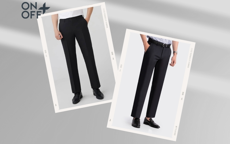 các loại quần tây quần tây ống suông