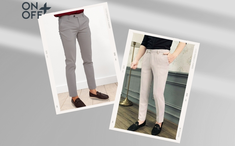 các form quần tây mẫu quần âu nam