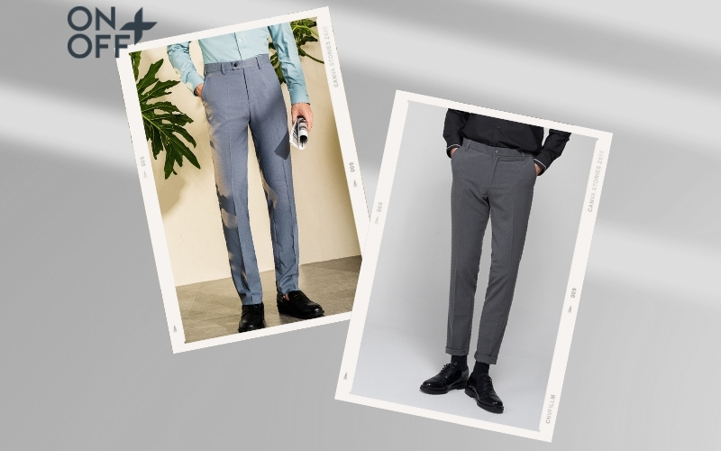 các form quần tây mẫu quần tây nam mới nhất