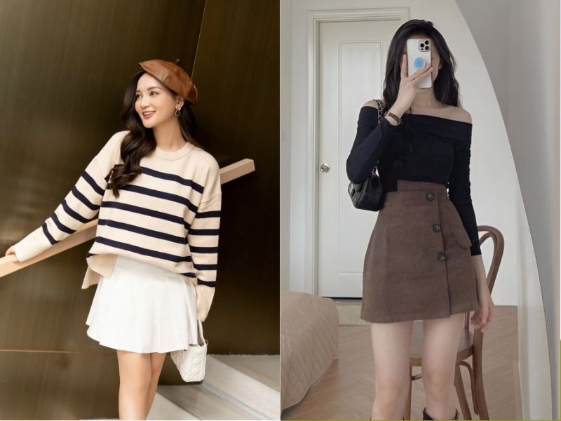 outfit mùa thu cho nữ