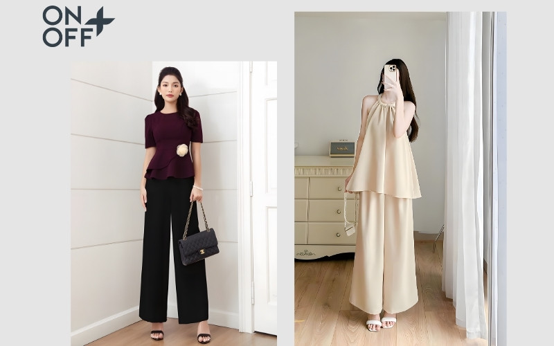 cách phối đồ với quần ống rộng cho người lùn cách phối đồ với quần ống rộng cho người lùn