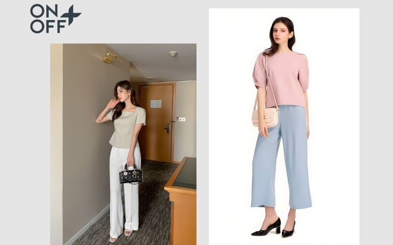cách phối đồ với quần ống rộng cho người lùn cách phối đồ với quần ống rộng cho người lùn