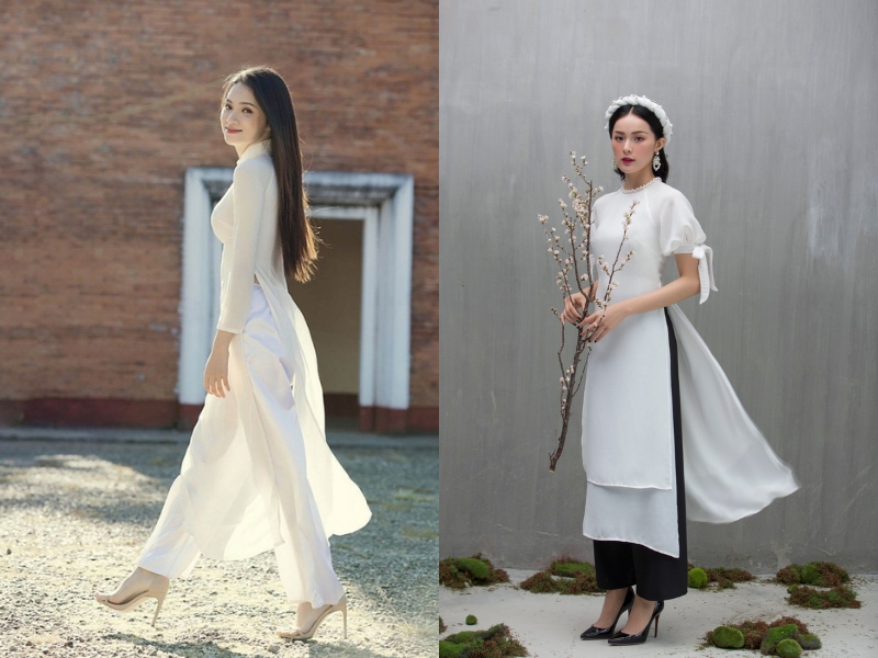 cấp 3 mặc áo dài nên mang giày gì giày cao gót mặc áo dài