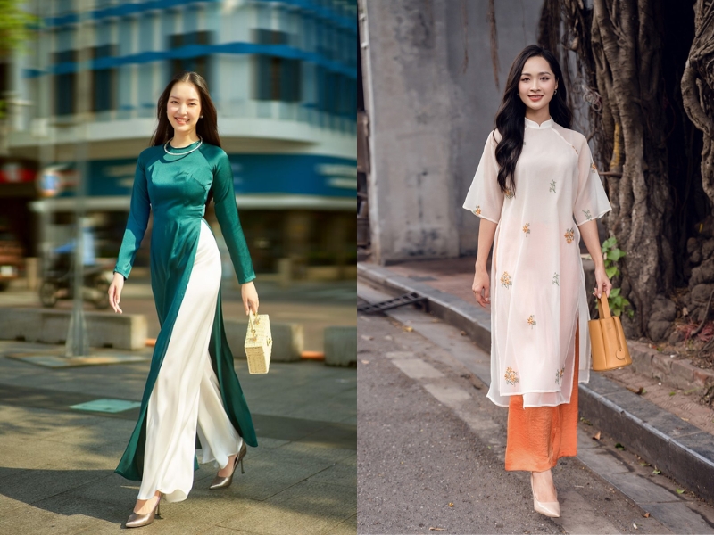 áo dài mang giày gì hợp áo dài mang giày gì hợp