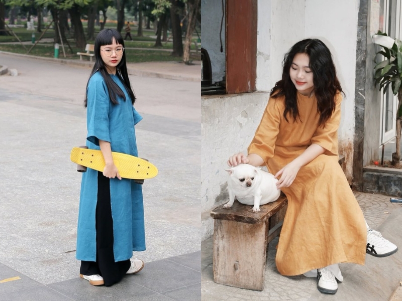 cấp 3 mặc áo dài nên mang giày gì mặc áo dài đi giày gì