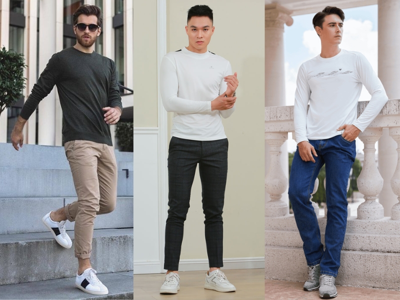 outfit mùa thu cho nam