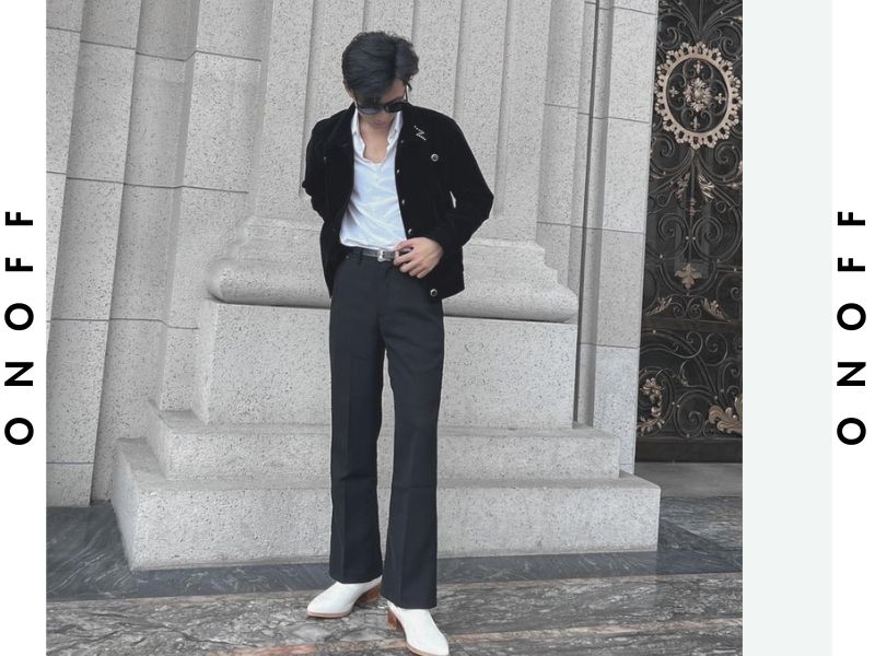 phối đồ với quần ống loe nam phối đồ với quần ống loe nam