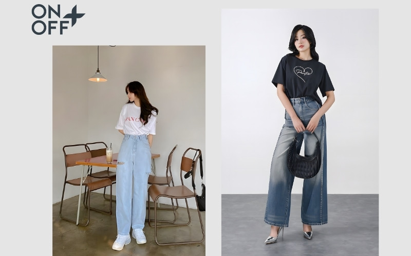 quần ống suông mặc với áo gì đẹp