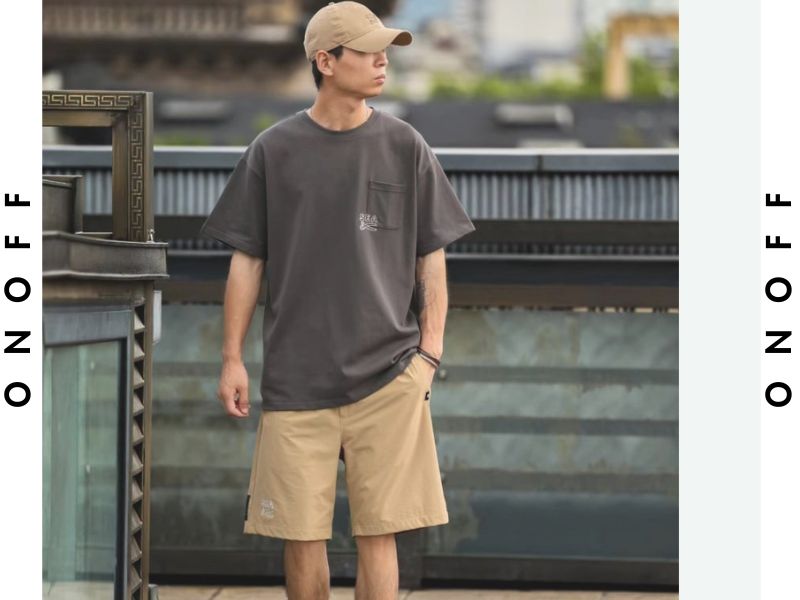 phối đồ với quần short nam