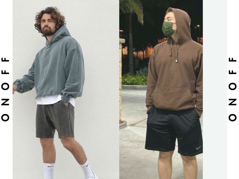 cách phối đồ nam với quần short