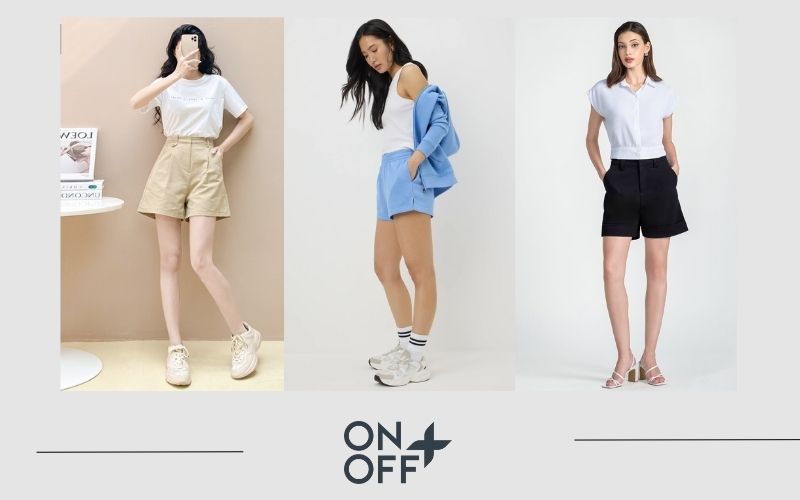 phối đồ với quần short nữ phối đồ với quần short nữ