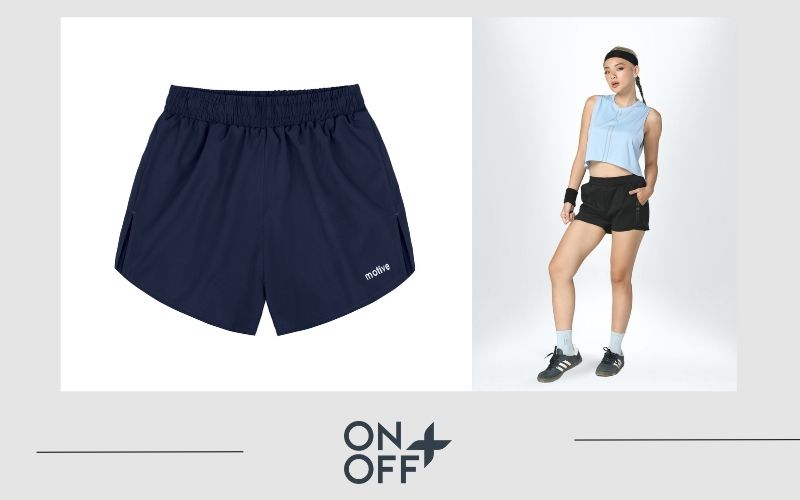 phối đồ với quần short nữ ngang gối quần short vải thể thao