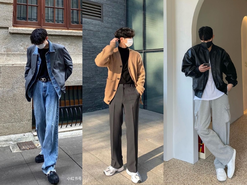 outfit mùa thu cho nam