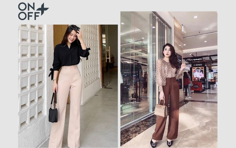 quần ống suông phù hợp với dáng người nào cách phối đồ với quần ống suông cho người mập
