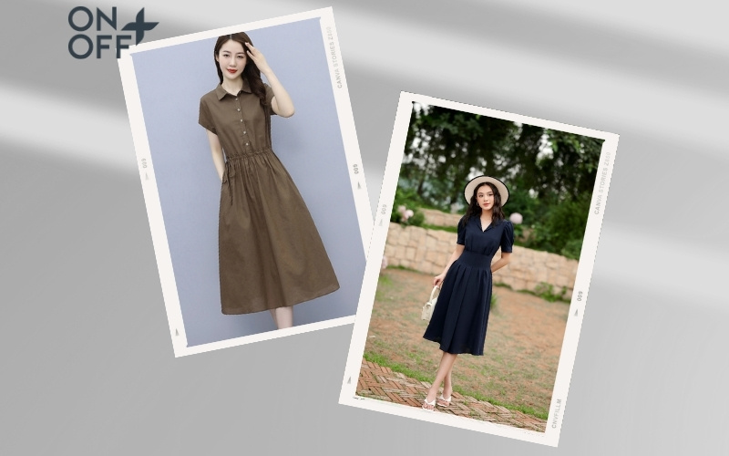 váy cho người lùn 1m50