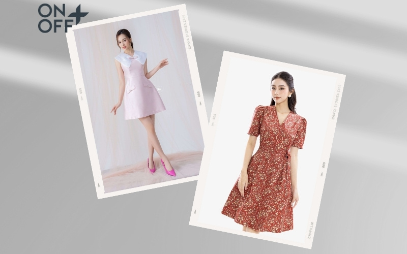 váy cho người lùn 1m50