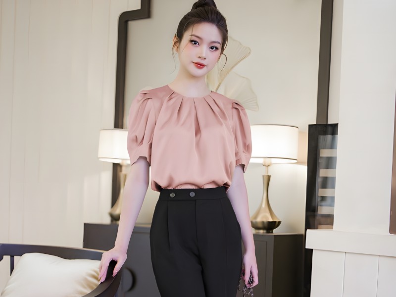 mặc áo tay bồng
