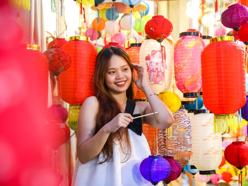 dáng chụp ảnh trung thu
