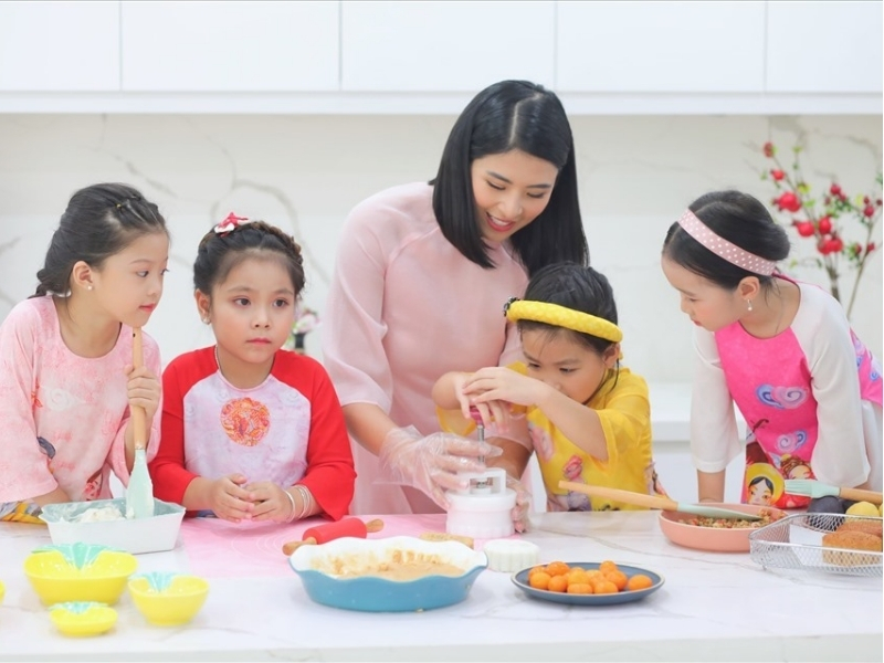 concept chụp ảnh trung thu tại nhà