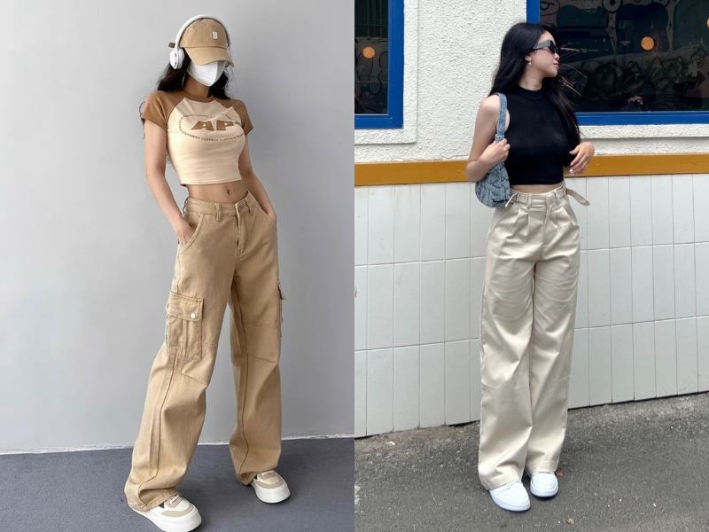 phối đồ với quần ống rộng mùa đông phối đồ với quần ống rộng mùa đông